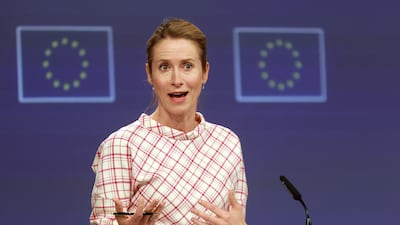 Kaja Kallas, the EU's foreign affairs minister, has called for Iran to take steps to avoid the reimposition of UN sanctions. EPA