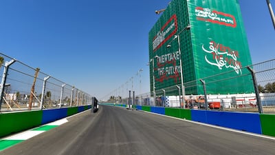 The Jeddah Corniche Circuit that is expected to host the Saudi Arabian Grand Prix in the Saudi Red Sea resort of Jeddah. AFP