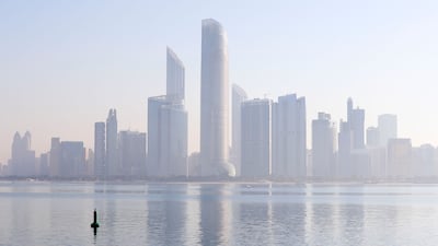 Morning skyline of the UAE's capital. Abu Dhabi is taking proactive steps to facilitate ease of doing business and attract more investments. Khushnum Bhandari / The National