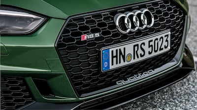 The Audi badge. Courtesy Audi