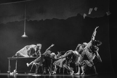 From the performance '#JeSuis'. Waleed Shah