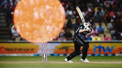 Colin Munro of New Zealand bats during the International Twenty20 match between New Zealand and England at Seddon Park in Hamilton, New Zealand. Anthony Au-Yeung / Getty Images