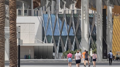 Early visitors on Saturday morning at Expo City Dubai.