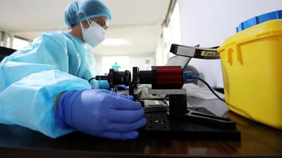 The UAE has conducted more than 6.9 million tests to help detect infections early and limit the spread of Covid-19. Chris Whiteoak/The National