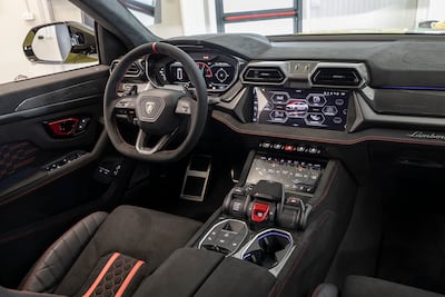The vehicle can hit top speeds of 312kph. Photo: Lamborghini