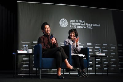 John Cho attends Actors’ House during the 28th Busan International Film Festival. Getty Images