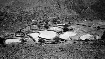 Ammar AlAttar’s ‘Bait Al Qufel’ shows homes of the UAE’s Shuhooh tribes. Courtesy Gulf Photo Plus