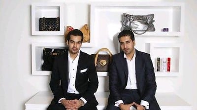 Lovin My Bags Middle East directors Dhiraj Munjwani and Jai Tolani have brought designer handbag restoration to the UAE. Sarah Dea / The National