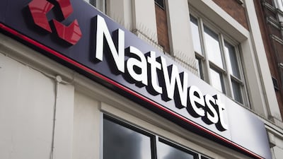 A NatWest branch in Bishopsgate, London. NatWest has bought another of chunk of the UK government’s shares for 220.5 pence each. PA