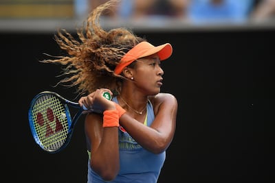 Naomi Osaka dominated Kristina Mladenovic in their first round match. Lukas Coch / EPA