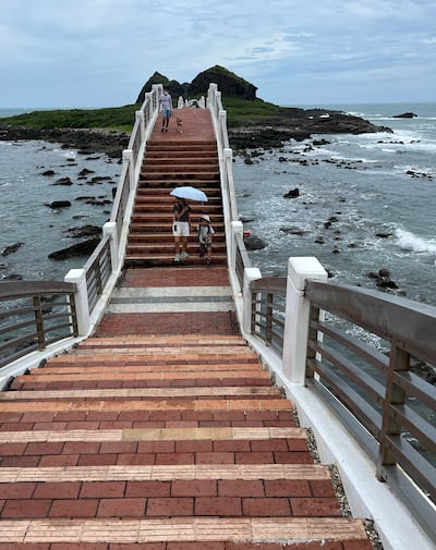 Xiaoyeliu is home to spectacular volcanic formations and Sanxiantal Eight-Arch Bridge. David Dunn for The National