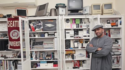 Mohamed Jawad, 32, says he was captivated by the Apple solutions and the industrial design of each product. Jeffrey E Biteng / The National