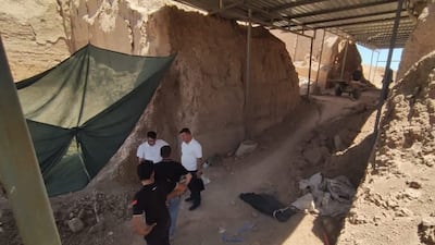 The site of the dig, in Nineveh. Photo: Iraqi Ministry of Culture