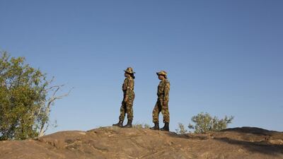 Black Mambas rangers on patrol in Balule Nature Reserve. All photos: Matilde Gattoni / Tandem Reportages