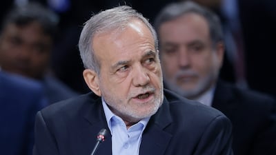 Iranian President Masoud Pezeshkian. AP