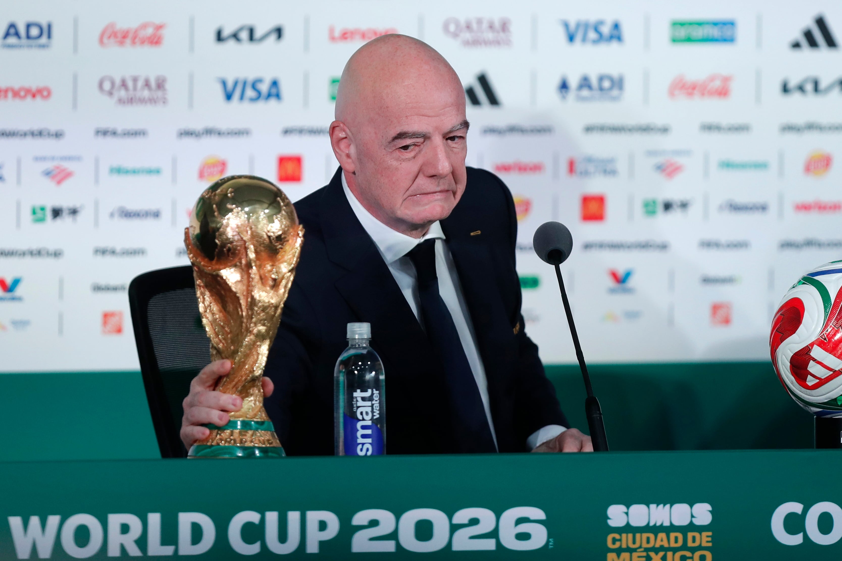 Image linked from the original feed: Can Gianni Infantino get 106 votes? How Fifa's 211 members will decide $20 billion World Cup plan