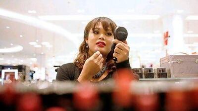 According to Reuters, tough economic times are boosting the sales of beauty products and designer jeans as women focus on looking good and attracting a partner. Dario Pignatelli / Bloomberg