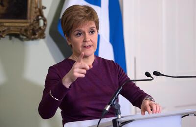 Scottish National Party (SNP) leader Nicola Sturgeon called for a second referendum on Scottish independence on Thursday morning. Getty Images