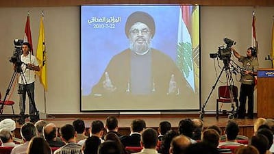 Hasan Nasrallah has refused to discuss Hizbollah's response if some of its members are indicted in the assassination of Rafiq Hariri.