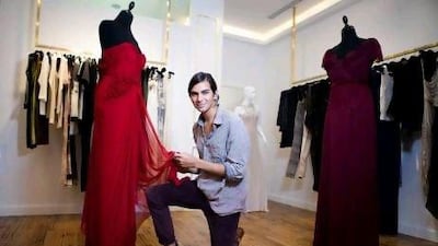 Sixteen-year-old Dubai resident Andrea Brocca is the world's youngest designer, according to Guinness World Records. Sarah Dea / The National