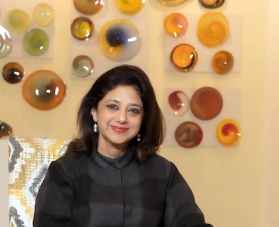 The Glass Makers Club's artistic director Ashwini Pai Bahadur, who co-curated The Hourglass: Pouring the Past into the Future. Photo: The Glass Makers Club