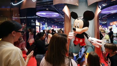 The UAE's first standalone Disney Store has opened at Yas Mall in Abu Dhabi. All photos: Chris Whiteoak / The National