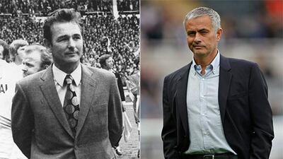 Brian Clough and Jose Mourinho (Evening Standard / Getty Images and Lee Smith / Action Images / Reuters)