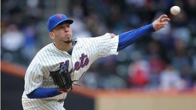 Oliver Perez has been released by the New York Mets but is still owed US$12 million by the team. Nick Laham / AFP
