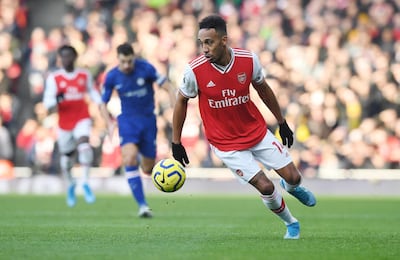 Pierre-Emerick Aubameyang, now at Arsenal, was a prolific goalscorer for Dortmund. EPA