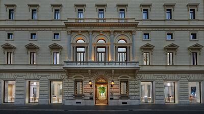 Apple's Via del Corso store in Rome is one of its most significant restoration projects. Photo: Apple