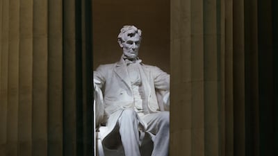 The Lincoln Memorial in Washington. Abraham Lincoln, a Republican, was gracious in victory as his Union troops crushed the Confederacy in the civil war. AP Photo