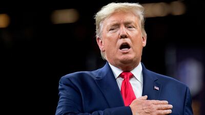 Donald Trump is the second president in US history to give a State of the Union address as he is being impeached. AFP