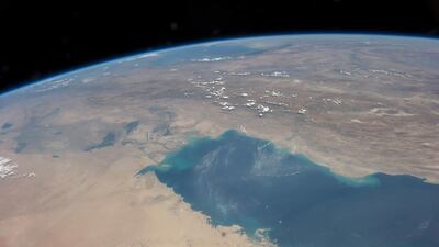 The Arabian Gulf photographed from the space station