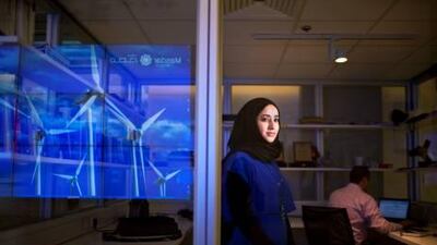 Rana Qudaih, 24, is interested in converting waste such as plastic bags into fuel, or recycling it commercially.