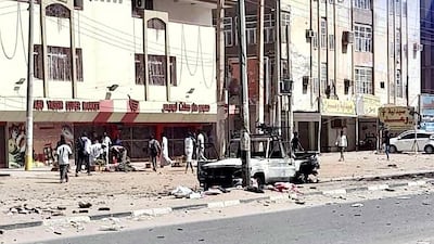 The fighting has caused heavy damage to parts of Khartoum. EPA