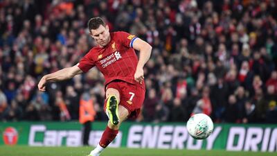 Left-back: James Milner's versatility is useful in such a situation. Getty Images