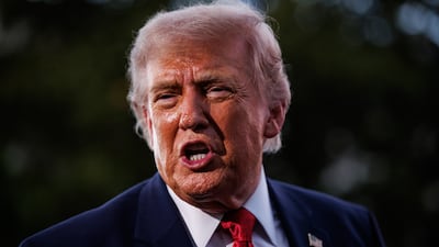 US President Donald Trump has left the door open to restarting military action against Iran. EPA