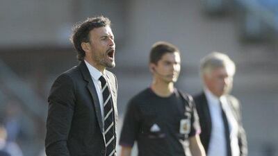 Barcelona hired Luis Enrique as its new coach on Monday, hoping the former player can help restore the club's recent success following its first season in six years without a major trophy. AP Photo/Lalo R. Villar