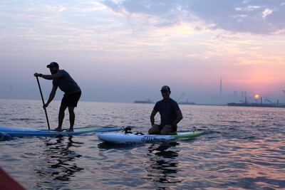 Scott Chambers and Dean Cockle begin training at 4am