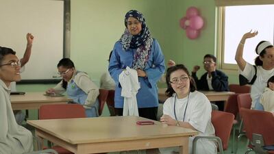 A still from Slam Downs features Chantal Saado. The short movie will be shown at film festivals in the UK and US this year. Courtesy The Film Studio