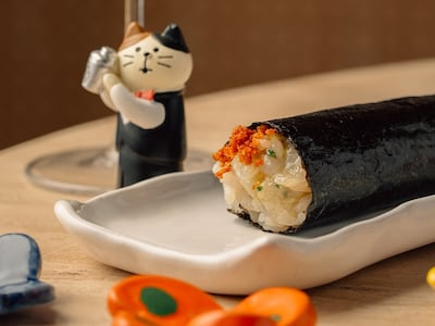 Yubi is Dubai's first handroll bar. Photo: Yubi
