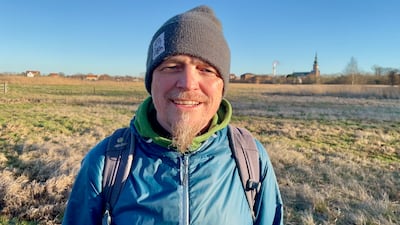 Gerald Jurasinski, professor of peatland science at the University of Greifswald at a peatland in Germany. Photo: Professor Gerald Jurasinski