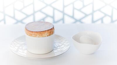 A souffle at Mix by Alain Ducasse