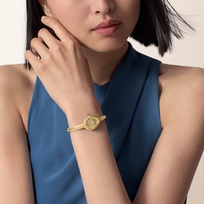 First introduced under the Baignoire name in 1973, Cartier’s distinctive oval watch has found a new audience among contemporary style icons. Photo: Cartier