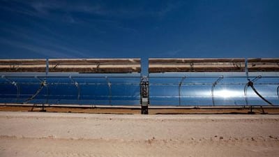 The shape of the future; Shams 1 solar plant opens today.