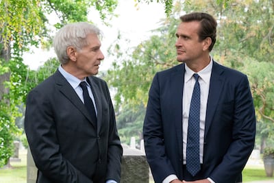 Harrison Ford, left, and Jason Segel in Shrinking. Photo: Apple TV+