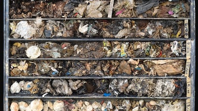 Joana Hadjithomas and Khalil Joreige's digital photography work 'A State — Borehole 1' (2019), on view as part of the show. Photo: The Third Line