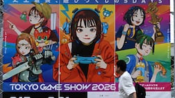 A man attends the Tokyo Game Show 2026 in Chiba City, Japan. AFP