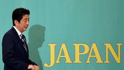 Japanese Prime Minister Shinzo Abe arrives at a debate with party leaders at Japan National Press Club in Tokyo, Japan, 03 July 2013. EPA