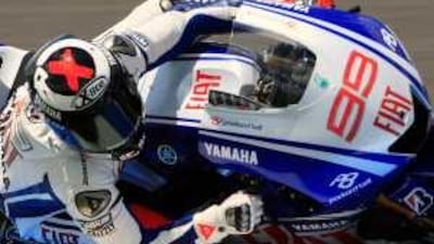 Yamaha MotoGP rider Jorge Lorenzo strikes form ahead of the Spanish Grand Prix in Jerez.